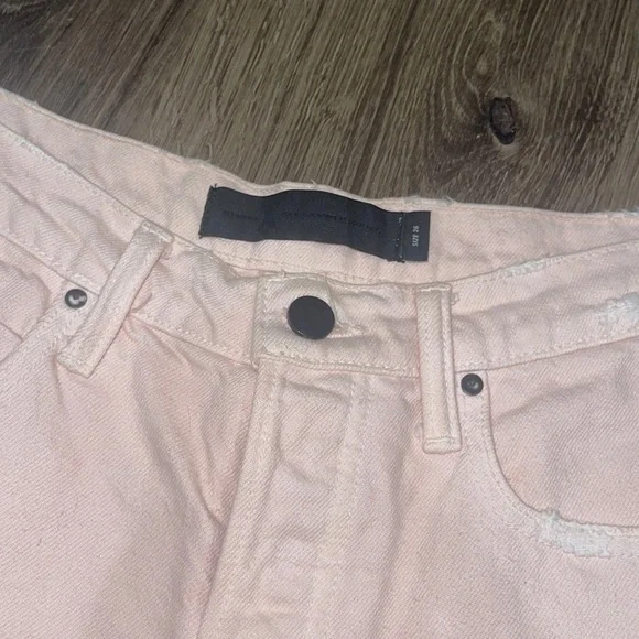 Denim x Alexander Wang Shorts - Light Pink
